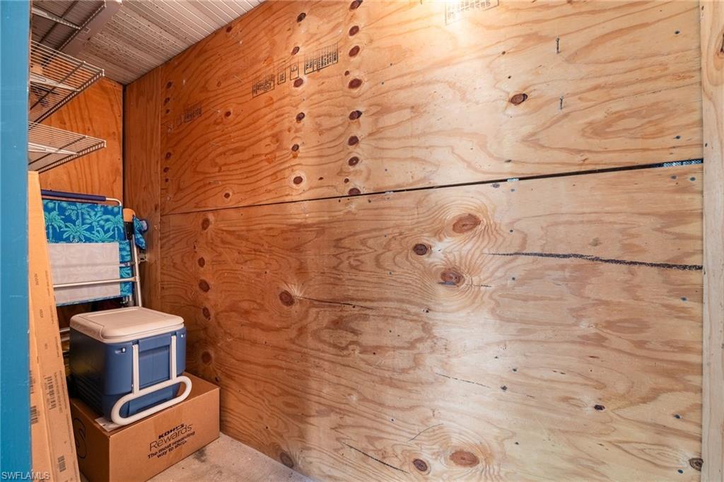 It is "deep" - can be retrofitted to hold all of your recreation items!