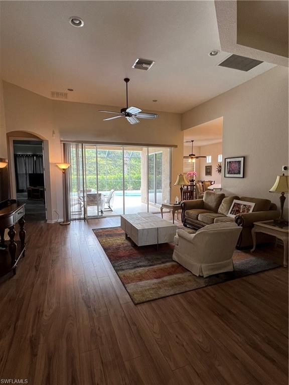 Great Room opens to Pool area