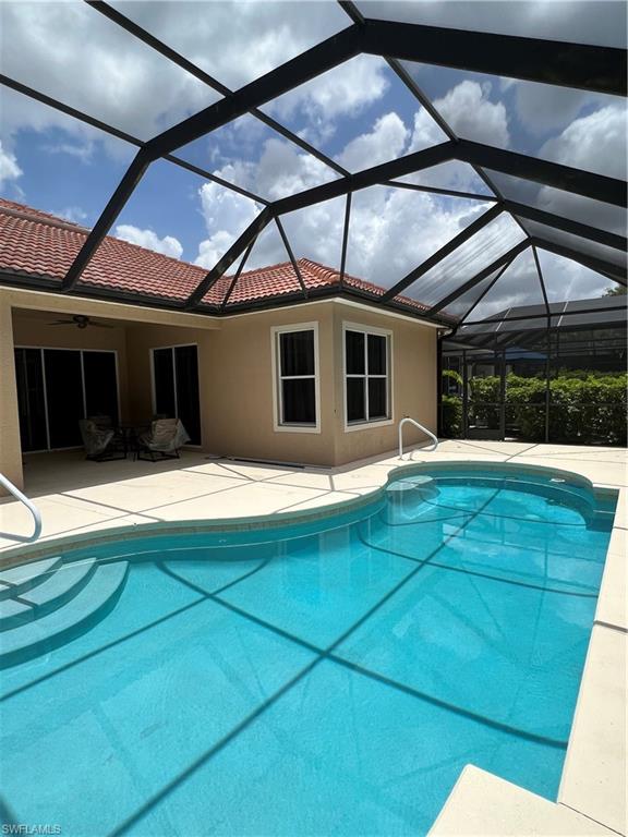 Pool with screened lanai