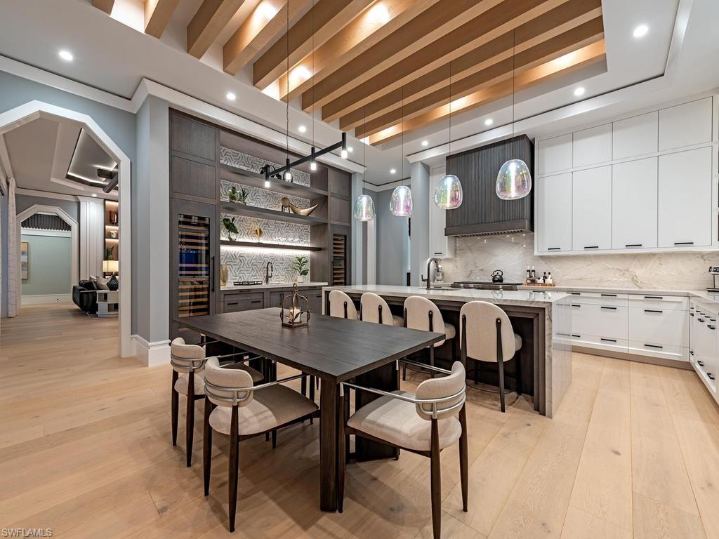 Dining off kitchen