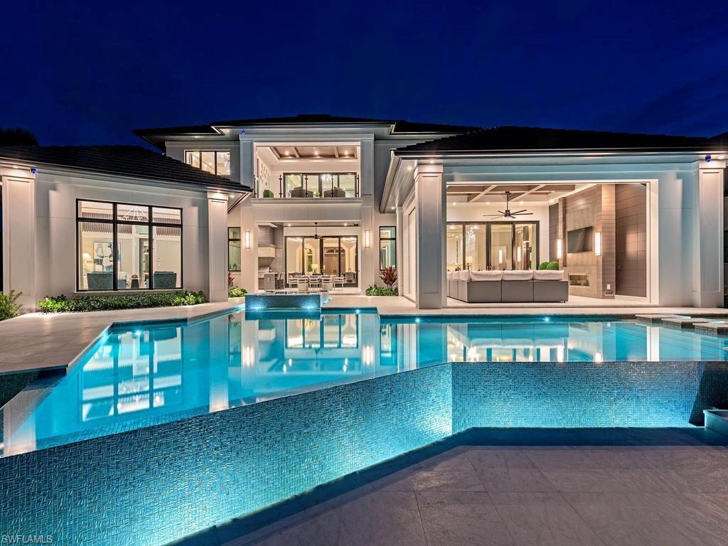 Rear view from water