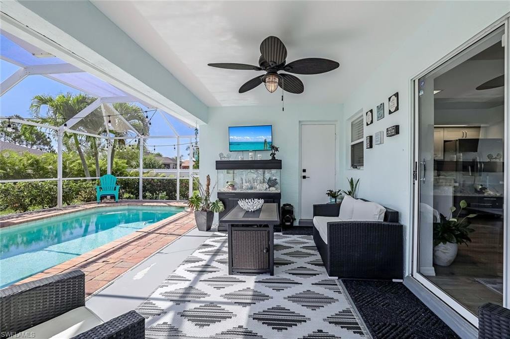 Covered Lanai (recently extended)