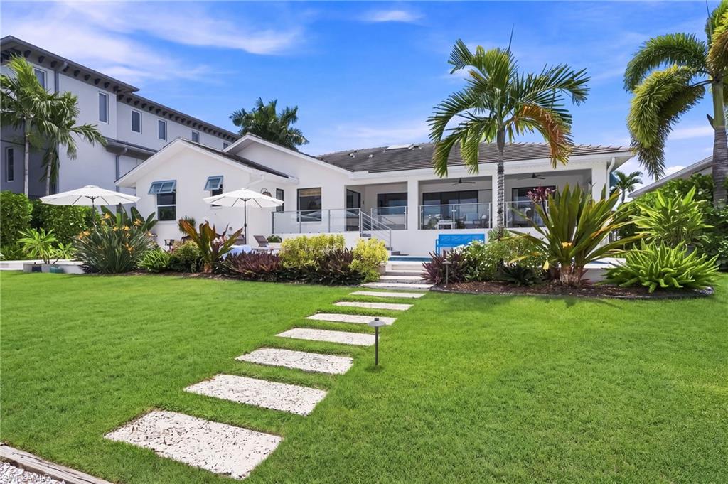 Looking from Dock to House, Patio & Pool