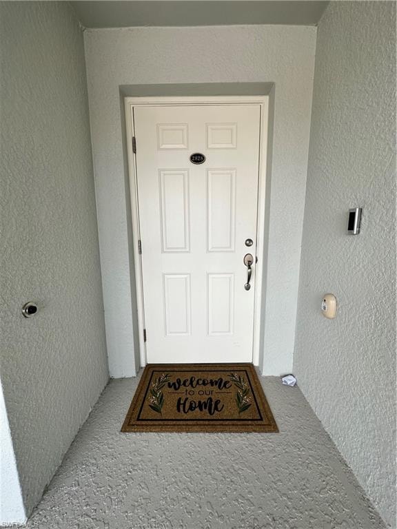 View of property entrance