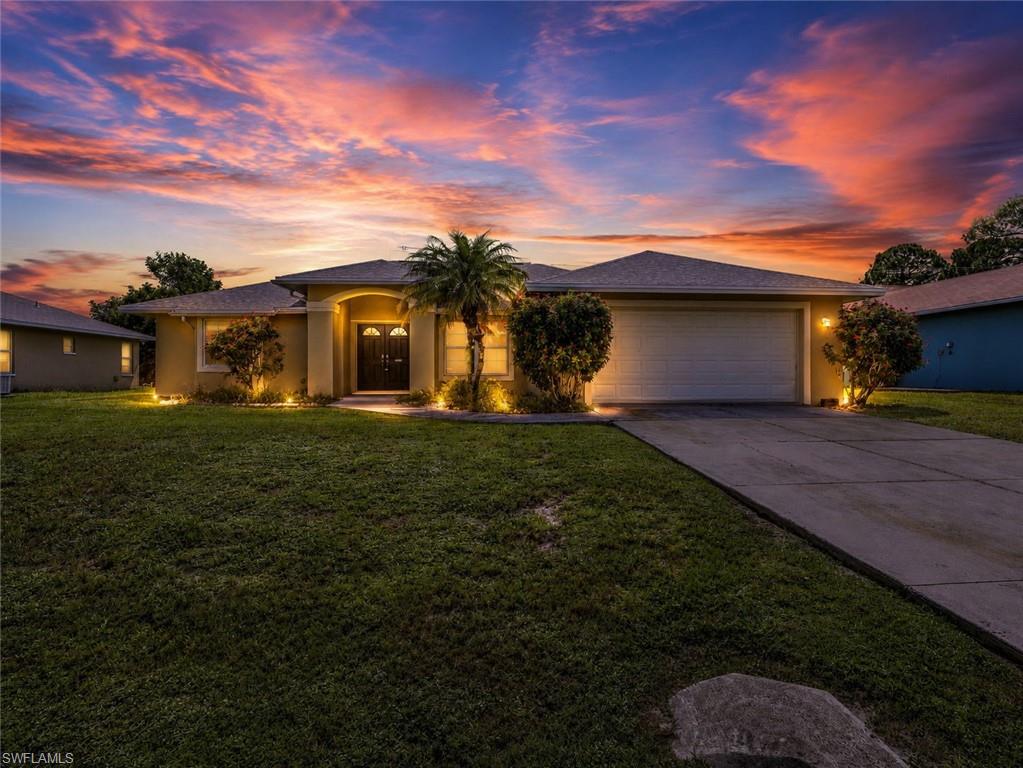 Front of Home at Night