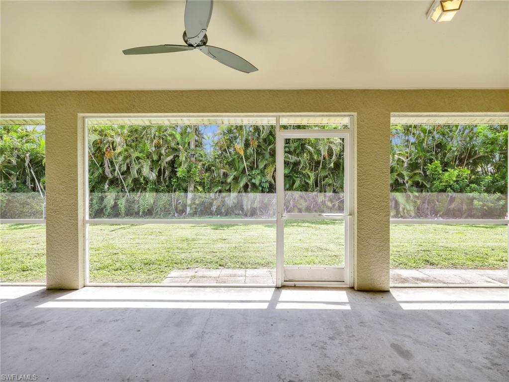 Screened In Lanai with Ceiling Fan & Preserve View