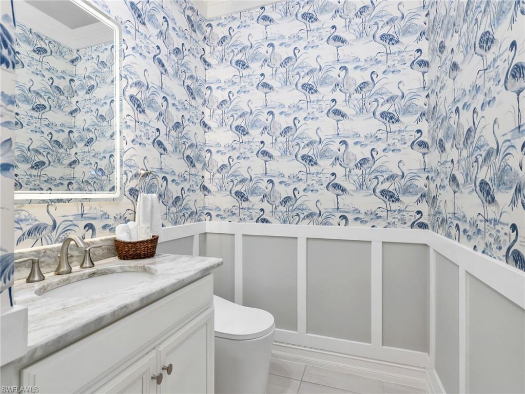 Downstairs half bath