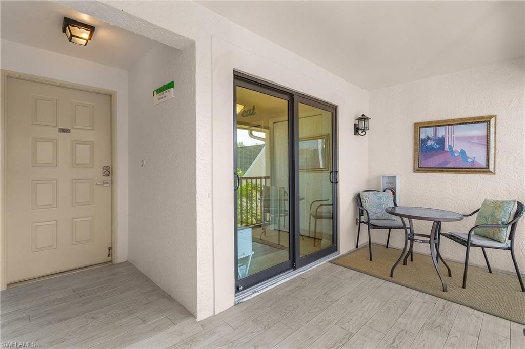 Tiled entryway