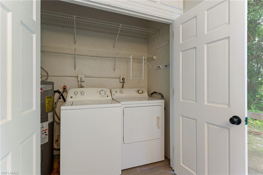 28230 Pine Haven Way #66 Bonita Springs FL 34135 - Laundry, located off enclosed lanai area