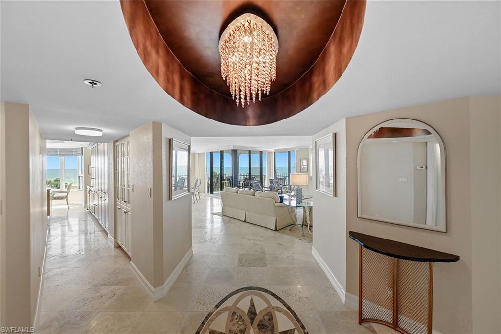 Unit Foyer - Kitchen to the left and Great Room straight ahead