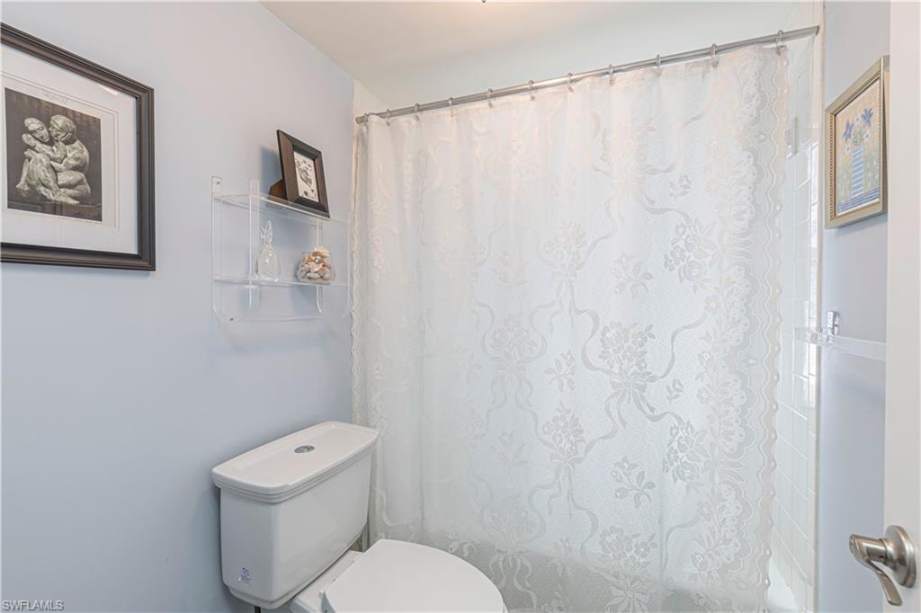 Full bath with toilet
