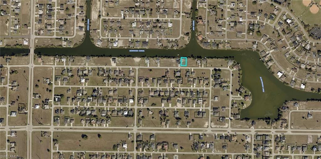 Aerial Map. Displaying the property's location relative to surrounding structures and waterways