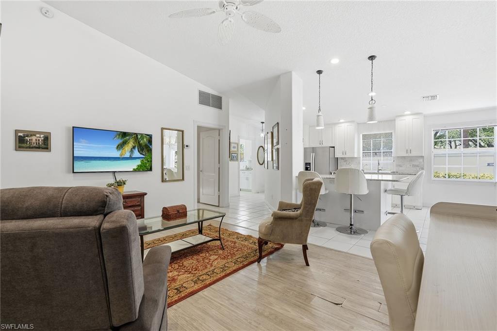 Open concept kitchen