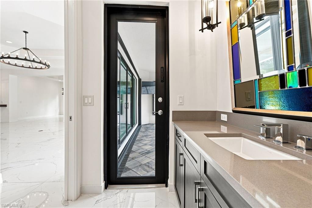 Cabana bathroom.