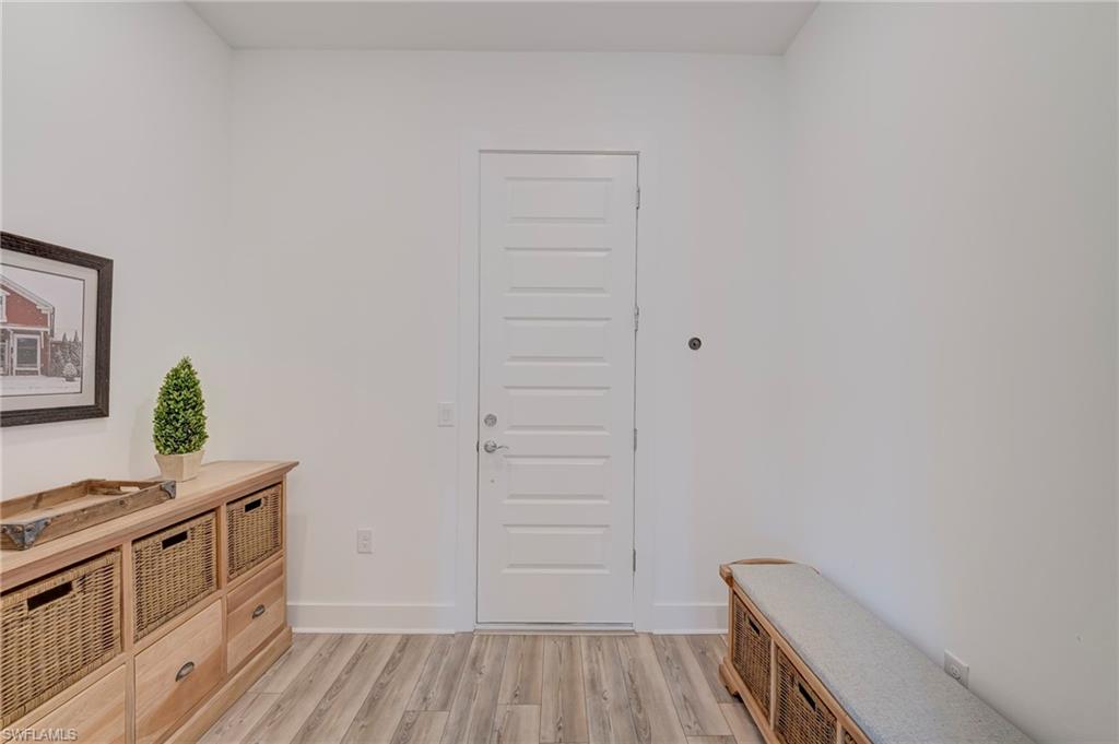 Area by garage door