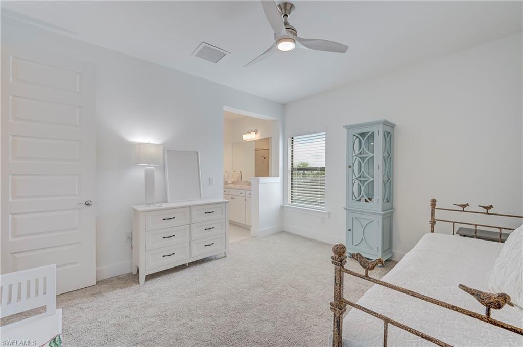 bedroom with Jack-and- Jill bathroom