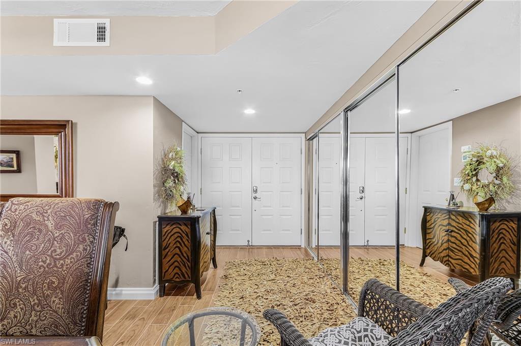 WIDE, DOUBLE DOOR ENTRY NOT COMMON TO FMB CONDO'S.