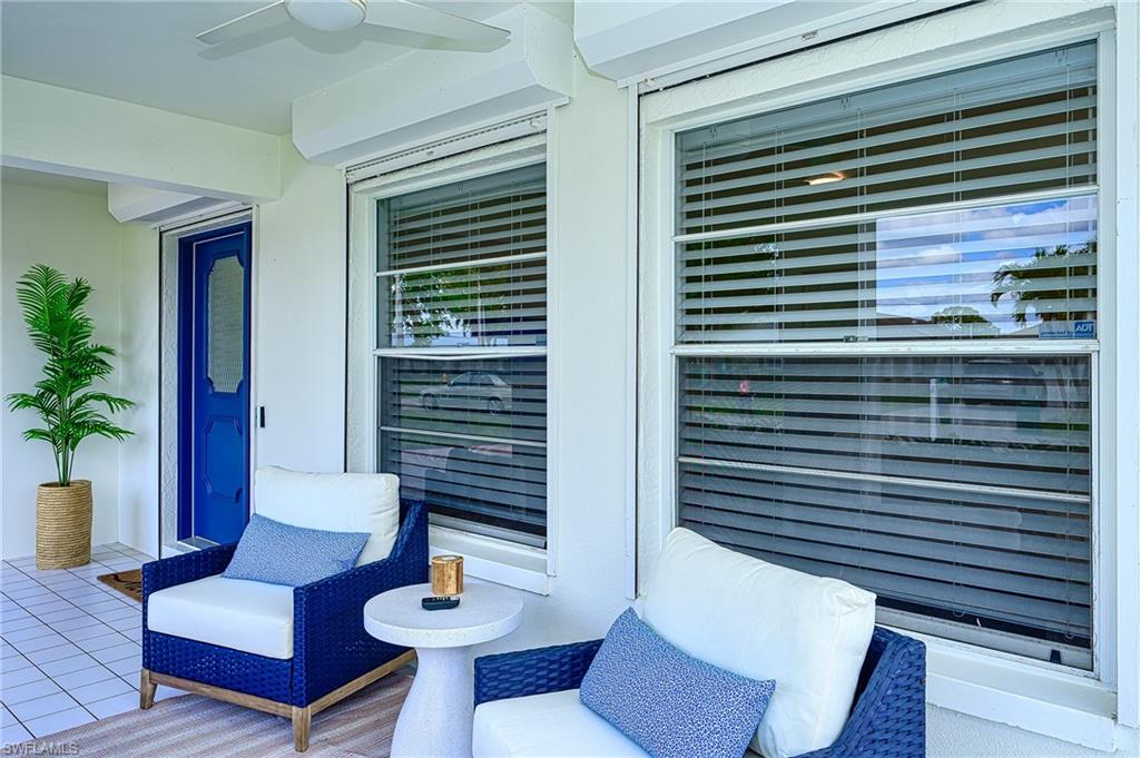 Cozy front porch