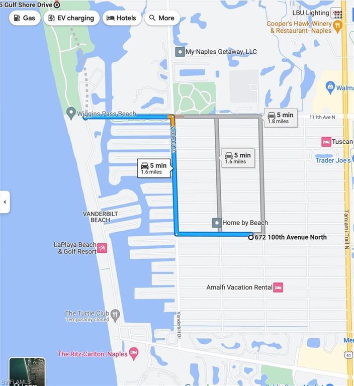 Short Walk or Ride to the Beach