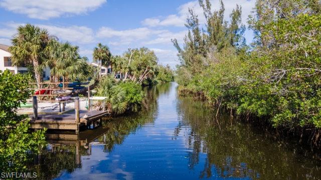 Waterfront property featuring a private wooden dock