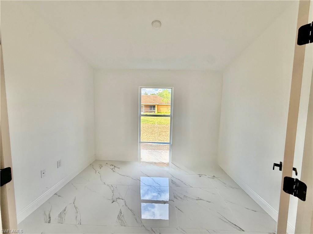 French doors to Den.