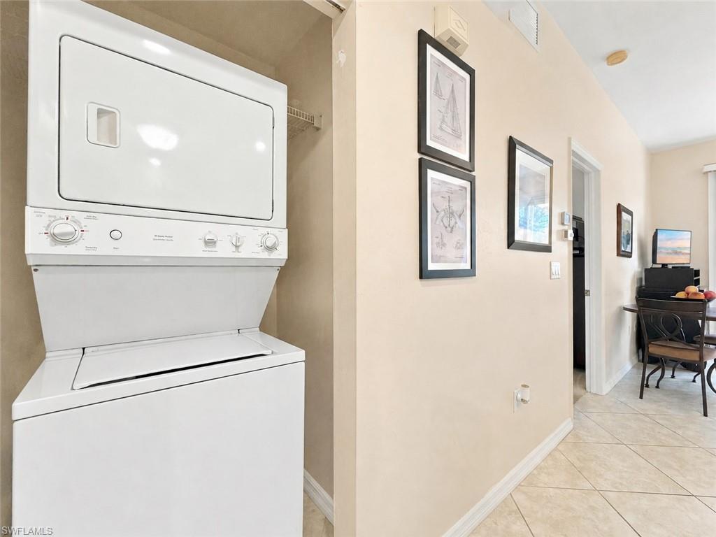 Stackable washer and dryer unit