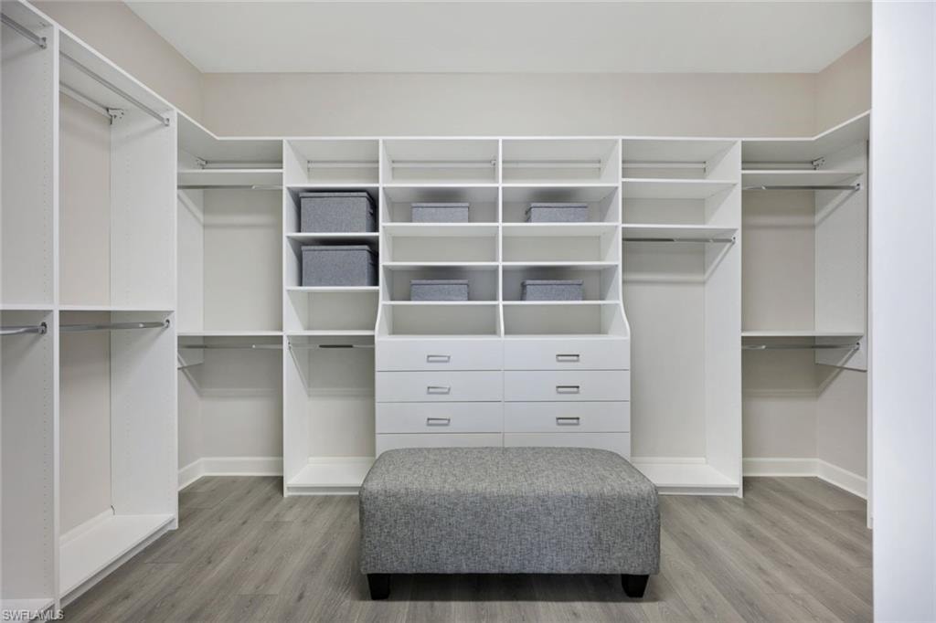 Extremely Spacious Primary Closet