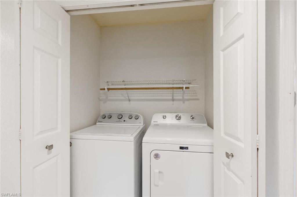 Laundry area with NEW Dryer and Newer Washer