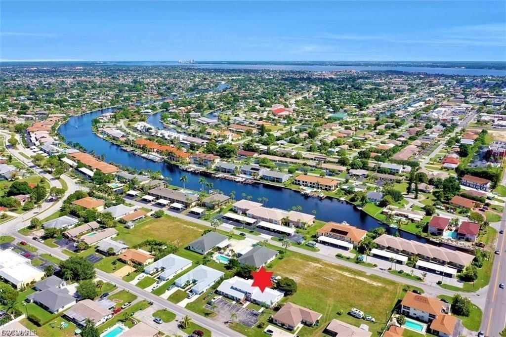Waterfront community with extensive canal system
