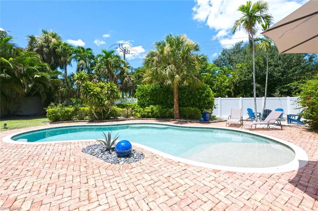 Heated saltwater pool