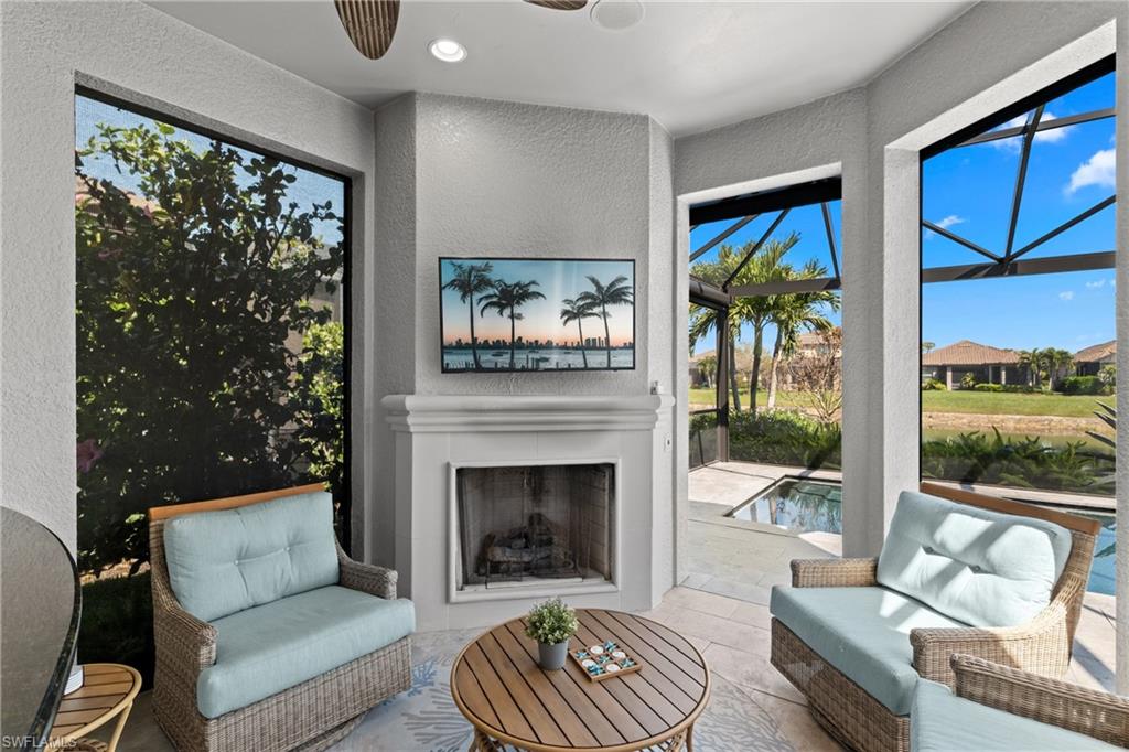 Seating area great for entertaining