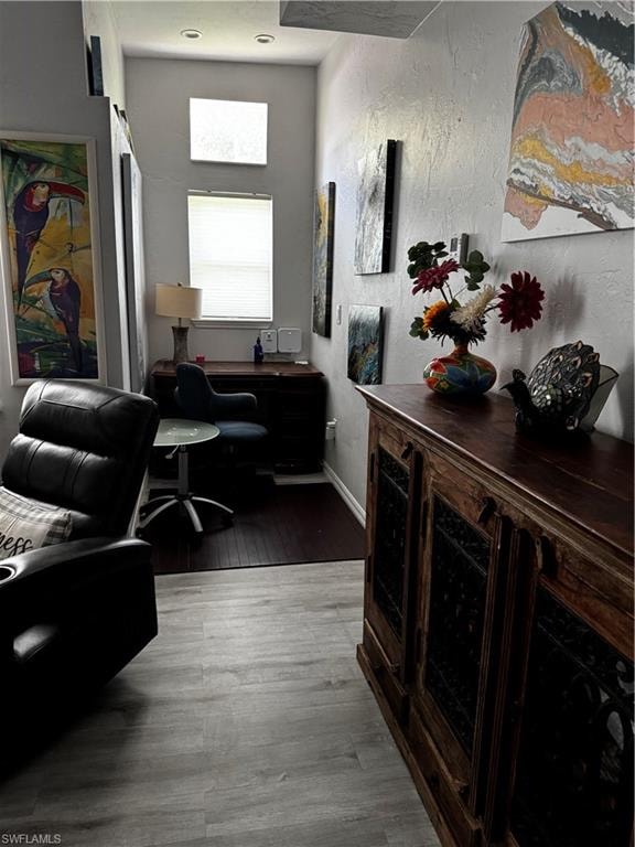 Small space for desk