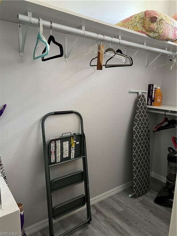 Walk in closet in primary