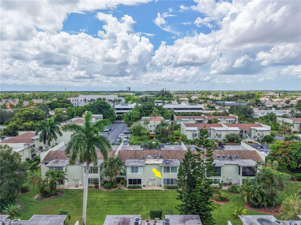 Drone overhead view