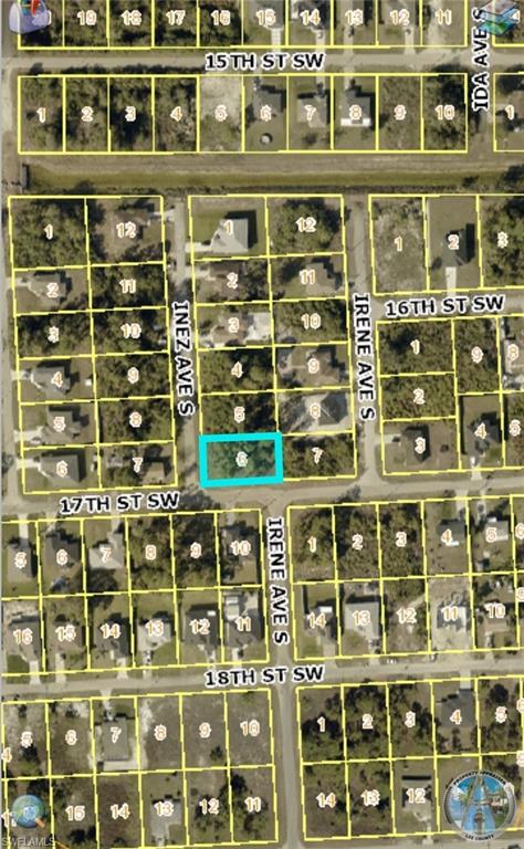 Map / location featuring property parcel outlined
