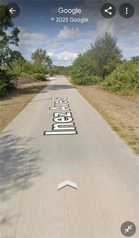 View of asphalt road