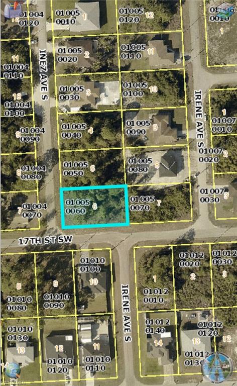 Aerial map of property and surrounding area