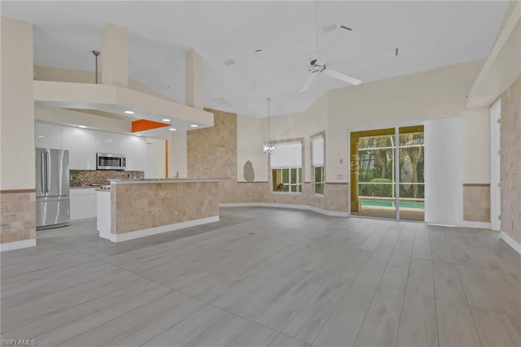 Updated kitchen with European cabinets and level 5 granite