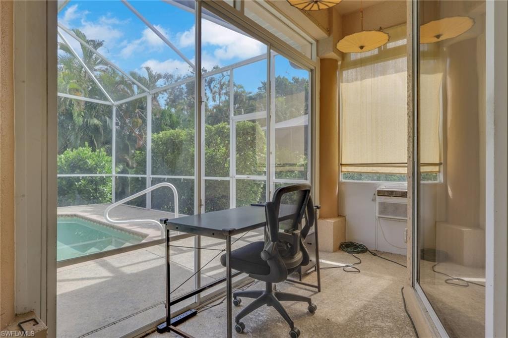 Office area to be in the outdoors while you work.  Polycarbonate panels that are easily removed