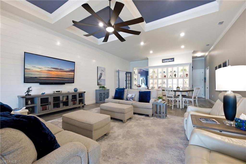 Living area from the patio