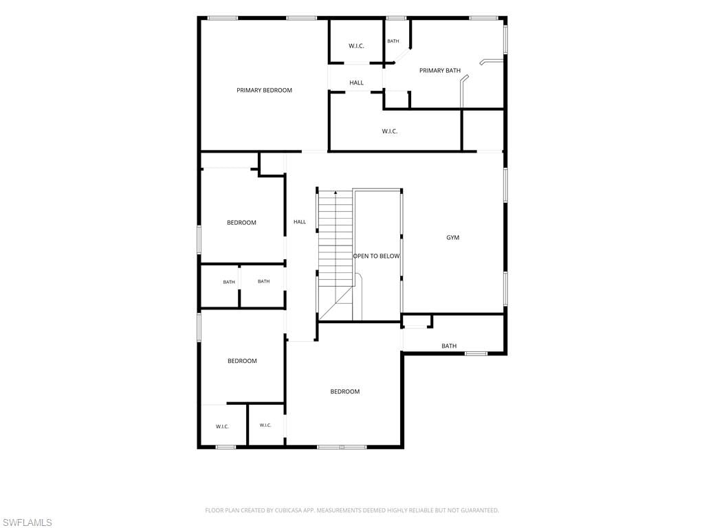 upstairs