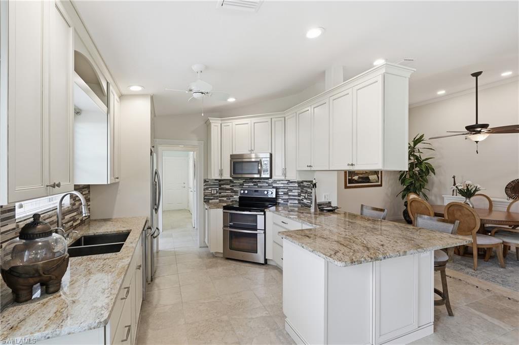 Granite Counters & Tile Backsplash