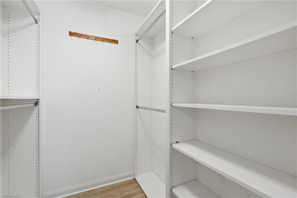 Walk-In Closet, Wood Shelving