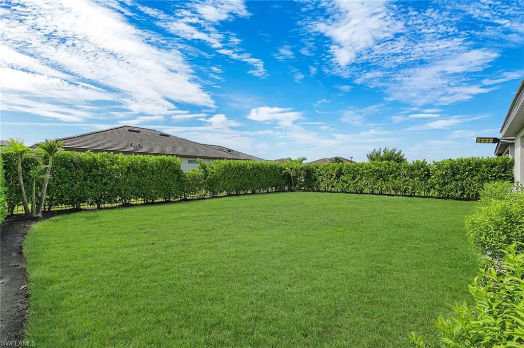 Fenced in Yard
