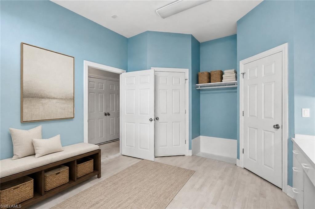 There is a ton of space in the laundry room.