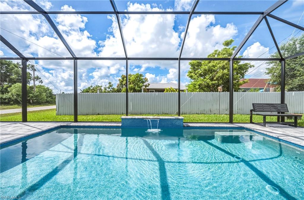 Swimming Pool with Water Feature