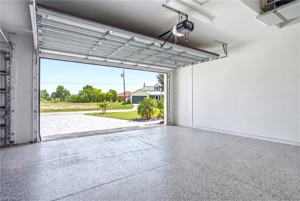 Spacious 3 Car Garage