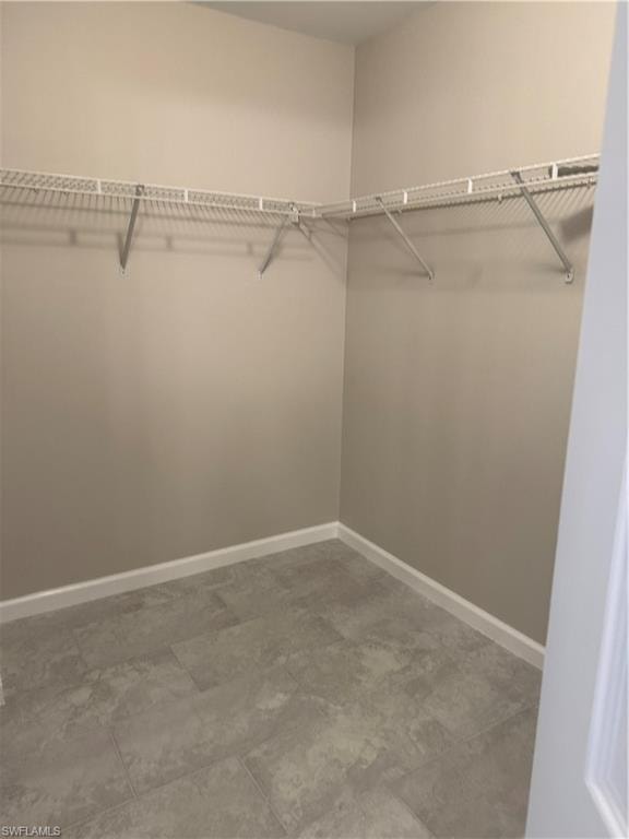 Primary walk in closet