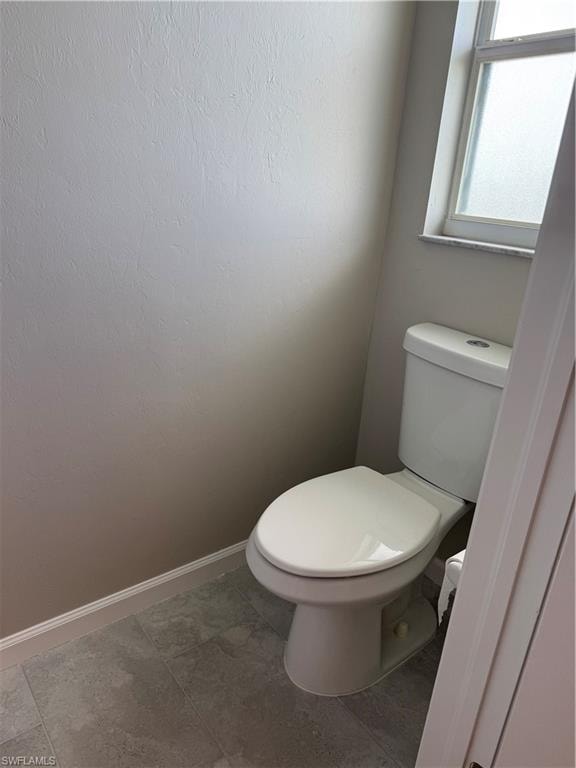 Private water closet in primary bathroom