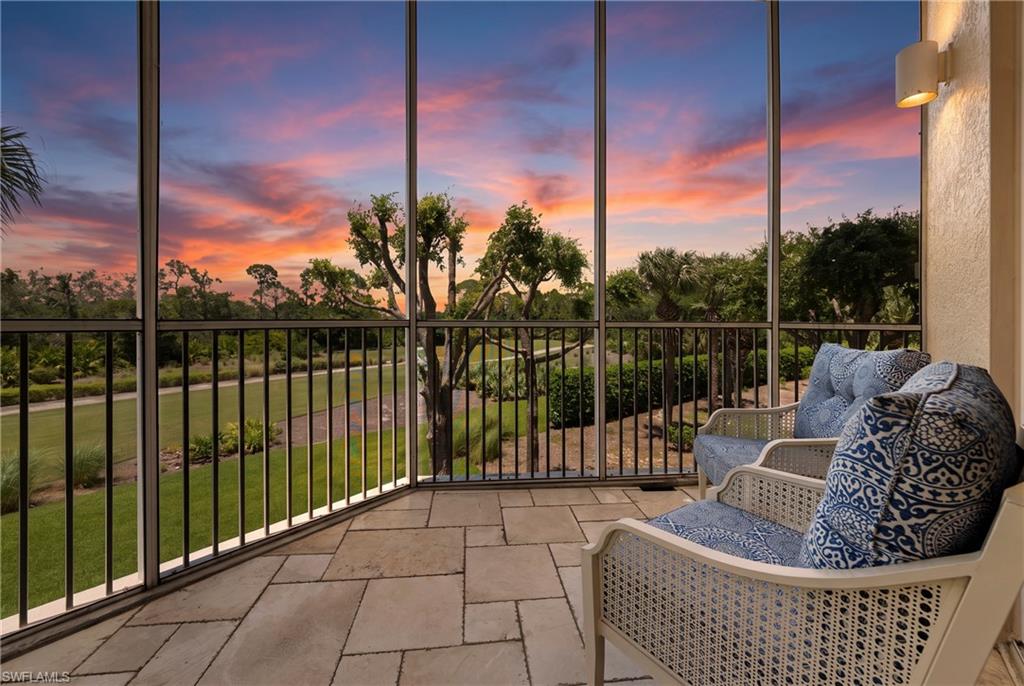 Screened Lanai/Balcony at Sunset